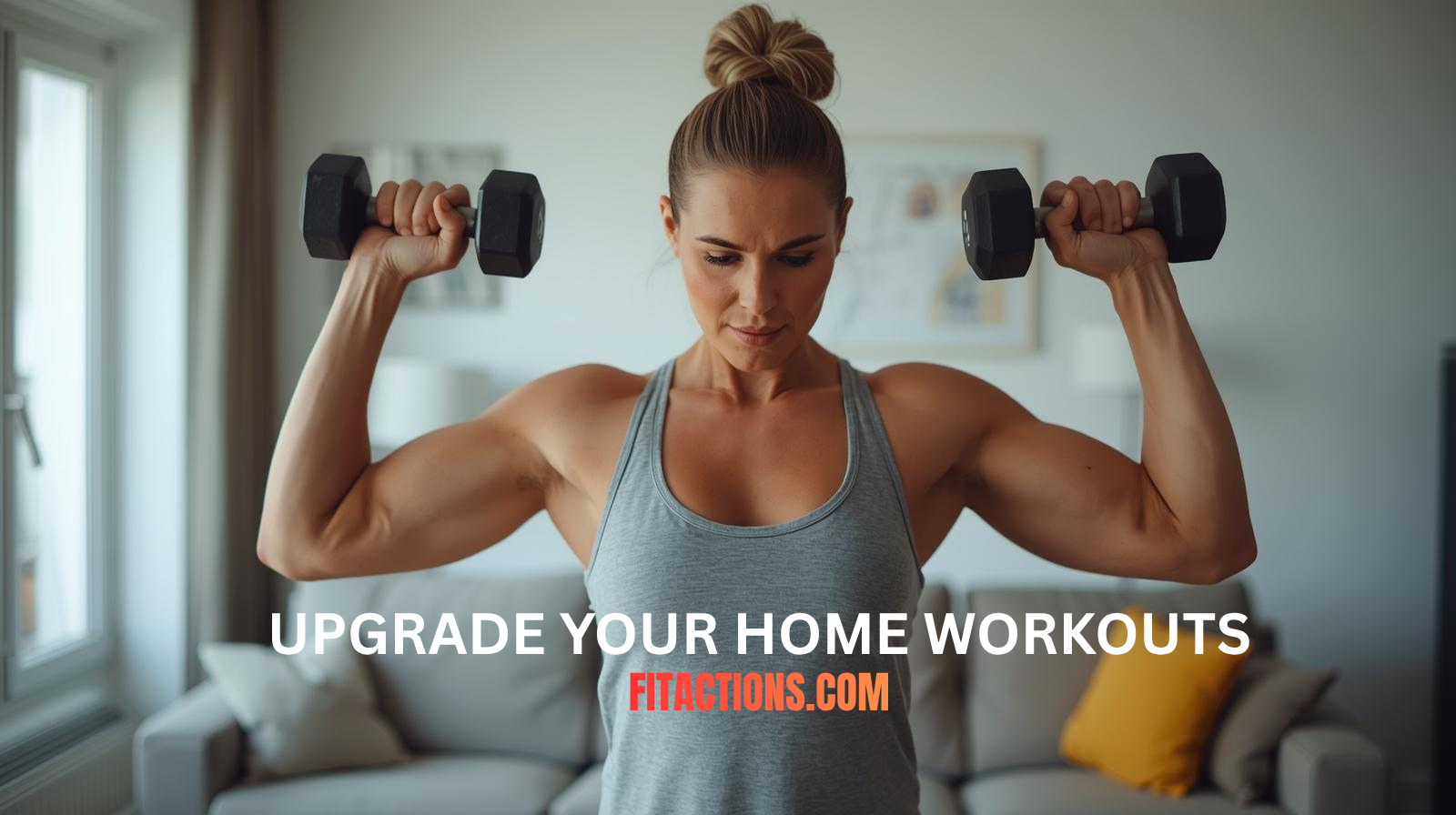 Home Workouts for women with dumbbells